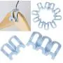 Antislip Creative Mini Clothes Hanger 20Pcs Color Random Home Easy Hook Closet Organizer Storage Rack Holder Accessories for Home&Living