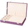Shop LC Delivering Joy Purple Velvet Trinket Jewelry Organizer Boxes Storage with Scratch and Anti Tarnish Protection Lining Shop LC Delivering Joy Purple Velvet Trinket Jewelry Organizer Boxes Storage with Scratch and Anti Tarnish Protection Lining