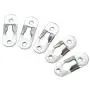 Timoo 20 PCS Keyhole Hangers Heavy Duty Keyhole Bracket for Cross Stitch, Painting, Photo Frame, Cabinets