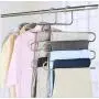 5PC 5 Layers S Shape Multifunctional Clothes Hangers Pants Storage Hangers Cloth Rack Multilayer Storage Cloth Hanger Decoration