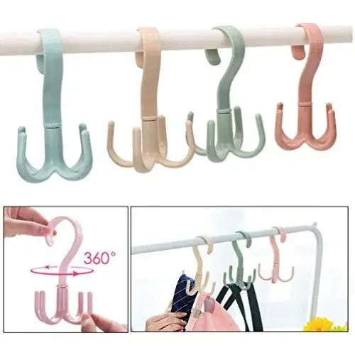 10PC Random Color Handbag Bag Holder Space Saving Hanger Cabinets Clothes Rack 360 Degree Rotation Shoes Belt Scarf Hanging Rack Decoration 10PC Random Color Handbag Bag Holder Space Saving Hanger Cabinets Clothes Rack 360 Degree Rotation Shoes Belt Scarf Hanging Rack Decoration