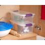 12 Pack) Sterilite 17511712 6-Quart ClearView Latch Boxes Storage Tote Container