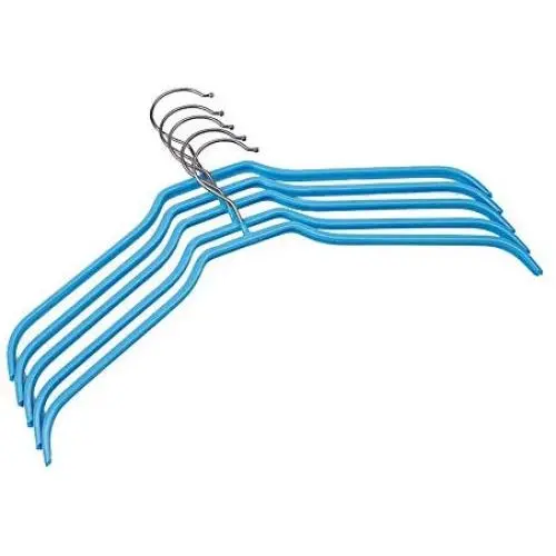 Iddefee Clothes Hanger 20 Sets of Adult Clothes Support Metal Non-Slip Seamless Wet and Dry Dual-use Thick Hanger Stainless Steel Hanger Pants Hangers (Color : Blue, Size : 42x17cm) Iddefee Clothes Hanger 20 Sets of Adult Clothes Support Metal Non-Slip Seamless Wet and Dry Dual-use Thick Hanger Stainless Steel Hanger Pants Hangers (Color : Blue, Size : 42x17cm)