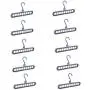 JHHSYU Space Saving Hangers (Pack of 10) Durable Plastic Magic Hangers Organizer, Wrinkle-Free Clothes, 3 Times More Space Saving in Closet - Grey JHHSYU Space Saving Hangers (Pack of 10) Durable Plastic Magic Hangers Organizer, Wrinkle-Free Clothes, 3 Times More Space Saving in Closet - Grey