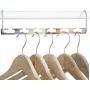 10PCS Eco-Friendly Metal Space Saving Hanger for Clothes Kids Hangers Multi-Functional Closet Folding Clothing Hanger