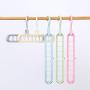 Best Design 5pcs Plastic Magic Clothes Hanger Rotary Multiport Support Circle Home, Adult Plastic Hangers - Clothes Drying Rack, Plastic Pants Hanger, Drying Rack, Clothes Drying Hanger