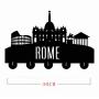 Coat racks coat hooks Rome Building Creative Novelty Wooden Hanger Unique Gift Clothes Hat Key Hook/Coat Rack/Wall Hook Home Decoration Wall Stickers Kitchen Bathroom Towel Hook,Black over door hooks