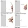 40 Pieces Picture Hangers Gorilla Hook Hanging Shelves Hooks Dry Wall Hooks Stainless Steel Hooks Home Decorations for Hanging Mirrors, Clock, Shelves, Potting in Home or Office