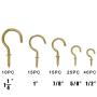 T.K. Excellent Ceiling Hooks Cup Hooks Screw Hooks Mug Hooks Assortment Kit,245Pcs