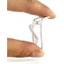 HANGERWORLD 120 White 1.8inch Plastic Space Saving Coat Clothes Garment Hanger Connector Hooks