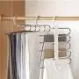 HJYPYJ Magic Hanger,Multifunction Adjustable Magical Hangers,Stainless Steel + Pp + PVC Multi-Layer Storage Trouser Hangers,Space-Saving Organizer Hangers,2Pcs 4Pcs Durable/Gray / 4 pcs HJYPYJ Magic Hanger,Multifunction Adjustable Magical Hangers,Stainless Steel + Pp + PVC Multi-Layer Storage Trouser Hangers,Space-Saving Organizer Hangers,2Pcs 4Pcs Durable/Gray / 4 pcs
