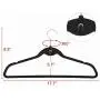 10Pcs Non Slip Velvet Suit Clothes Hangers Wardrobe Home Organizer 10Pcs Non Slip Velvet Suit Clothes Hangers Wardrobe Home Organizer