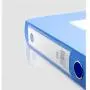 File Boxes Plastic with Lid, Plastic File Boxes Storage, Archive Boxes Office Organizer, Files Project Full 35mm 55mm 75mm Deep Capacity (Color : Blue, Size : 75mm)