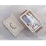 Livable Khaki Plastic Storage Boxes with Brown Handle, 6 Quart Storage Bin with Latch/Lid, 4 Pack Livable Khaki Plastic Storage Boxes with Brown Handle, 6 Quart Storage Bin with Latch/Lid, 4 Pack