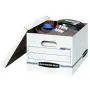 Bankers Boxes STOR/FILE Storage Boxes, Standard Set-Up, Lift-Off Lid, Letter/Legal, 6 Pack (57036-04)