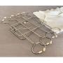 MEIYIN Foldable Underwear Hanger, Stainless Steel Laundry Sock Drying Rack Clothes Hanger for Drying Towels, Bras, Baby Clothes