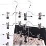 5pcs Stainless Steel Multifunctional Clothes Hangers Pants Storage Hangers Cloth Rack Multilayer Storage Cloth Hanger Decoration