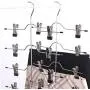 5pcs Stainless Steel Multifunctional Clothes Hangers Pants Storage Hangers Cloth Rack Multilayer Storage Cloth Hanger Decoration 5pcs Stainless Steel Multifunctional Clothes Hangers Pants Storage Hangers Cloth Rack Multilayer Storage Cloth Hanger Decoration