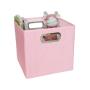 JJ Cole Heather Storage Box, 11-Inch, Pink