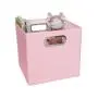 JJ Cole Heather Storage Box, 11-Inch, Pink JJ Cole Heather Storage Box, 11-Inch, Pink