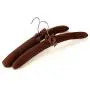 MGMDIAN Sponge Cloth Hanger, Hotel Velvet Non-Slip Clothes Support Hanger [10 Pack] Household Standard Hanger