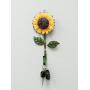 E-view Metal Sunflower Key Holder Creative Vintage Wall Mounted Key Hook - Retro Cast Hanger for Coat Hat Clothes Towel (Sunflower)