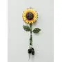 E-view Metal Sunflower Key Holder Creative Vintage Wall Mounted Key Hook - Retro Cast Hanger for Coat Hat Clothes Towel (Sunflower)