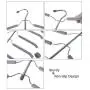 In kds Space Saver Hangers Wardrobe Clothes Closet Stainless Steel Magic Storage Organizer Random Clour 2pcs
