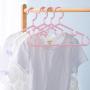 KPROE 20 Premium Childrens Hangers, Plastic, Heavy Duty Durable Tubular Baby Hangers for Laundry and Closet (Red)