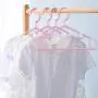KPROE 20 Premium Childrens Hangers, Plastic, Heavy Duty Durable Tubular Baby Hangers for Laundry and Closet (Red)