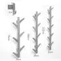 WZP Clothing Display Rack Hanger Wall Hanging Clothing Display Stand,White Creative Bag Clothes Hook,Hall Entrance Porch Clothing Display Stand Wall Mount/White / 123CM WZP Clothing Display Rack Hanger Wall Hanging Clothing Display Stand,White Creative Bag Clothes Hook,Hall Entrance Porch Clothing Display Stand Wall Mount/White / 123CM