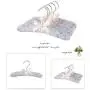 10pcs Random Color Cotton Fabric Sponge Hanger Elegant Non-Slip Wood Hanger Women Foam Sweater Hangers Soft Cloth Hanger Decoration 10pcs Random Color Cotton Fabric Sponge Hanger Elegant Non-Slip Wood Hanger Women Foam Sweater Hangers Soft Cloth Hanger Decoration