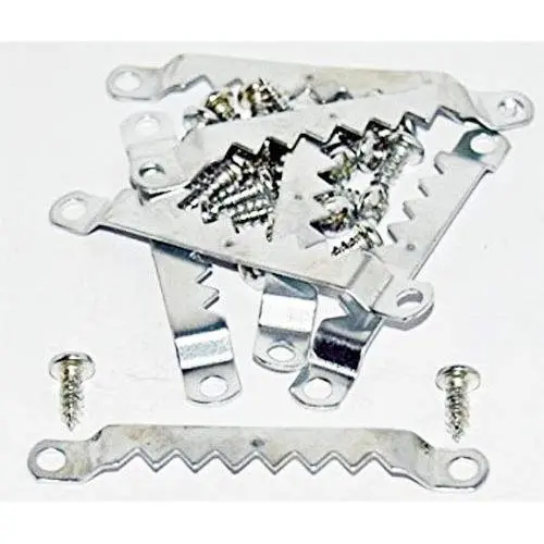888 Corp Extra Fine Finish Sawtooth Hangers Large with Screws 100 Pack 888 Corp Extra Fine Finish Sawtooth Hangers Large with Screws 100 Pack