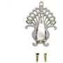 uxcell Curtain Tieback Hooks Zinc Alloy Vintage Tassel Curtain Drapery Holders Window Holdback Wall Hook Clothes Hanger Silver Tone