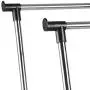 Genuine store Garment Racks, Double Rail Adjustable Rolling Clothing Laundry Rack - Heavy Duty Clothes Hangers with Wheels - Easy to Assemble