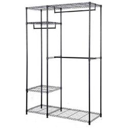 PNPGlobal 48&quotx18&quotx71" Closet Organizer Garment Rack Portable Clothes Hanger Home Shelf