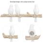AUNMAS Coat Hooks Bird Shape Hat Clothes Bag Wall Mount Hook Hanger Rack Holder for Home Decoration