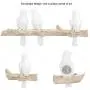 AUNMAS Coat Hooks Bird Shape Hat Clothes Bag Wall Mount Hook Hanger Rack Holder for Home Decoration