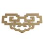 RDEXP 8x4.6cm Chinese Style Classical Painting Picture Frame Hanger Hanging Hooks CYJ020 Antique Brass with Screws Pack of 5