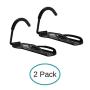 Houseables Bike Storage Rack, Garage Wall Mount Holder, 10” L x 2.5” W, 2 Pack, Black, Steel, Freestanding Tandem Bicycle Hanger, Vertical Bikes Hoist, Hook Clip, Cycle Stand, Cycling Shelf Organizer