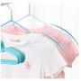 10pcs Children Baby Clothes Hanger Clothes Drying Rack Non-Slip Metal Shirt Hook Hangers Coat Hanger Clothes Accessories Rack Random Color