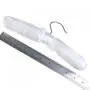 5 x White Satin Padded Children Clothes Hook Hangers 5 x White Satin Padded Children Clothes Hook Hangers