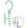 AYOPV Hanger Laundry Dry Rack Clothes Hanger Wardrobe Organization Windproof Home Storage Household Buckle Anti-Slip Multilayer