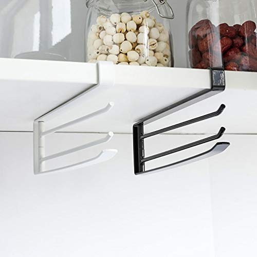 Hot Sale!DEESEE(TM)????????Kitchen Storage Rack Cupboard Hanging Hook Hanger Chest Storage Organizer Holder (White)