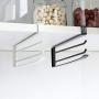 Hot Sale!DEESEE(TM)????????Kitchen Storage Rack Cupboard Hanging Hook Hanger Chest Storage Organizer Holder (White)