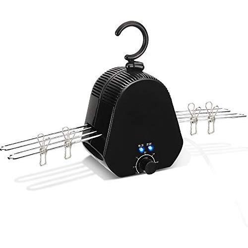 Walmeck Mini Portable Hang Dryer Clothes Hanger Shoes Dryer with HOT and Cold Drying Technology Ultraviolet Ray Deodorization Sterilization Fast Dryer for Traveling Outdoor