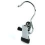 HANGERWORLD 25 Chromed Metal Non-Slip Single Clip Accessory Coat Clothes Hangers Scarves Hats Gloves Boots