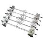 High-tech type 1pc Metal Hanger with Pants Clip Metal Non Slip Clothes Pants clamp Hanger,2