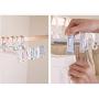 Yuqianjin 10-Pack Suit Hangers with Clips, Space Saving Clothes Hangers 14 Inch (Color : Pink)