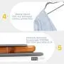 SUPJOO Premium Velvet Hangers Rose Gold Swivel Hooks - Felt Hangers-HeavyDuty Non Slip Sturdy Suit Hangers-Space Saving Clothes Hangers 50 Pack for Skirts Coats (Gray)
